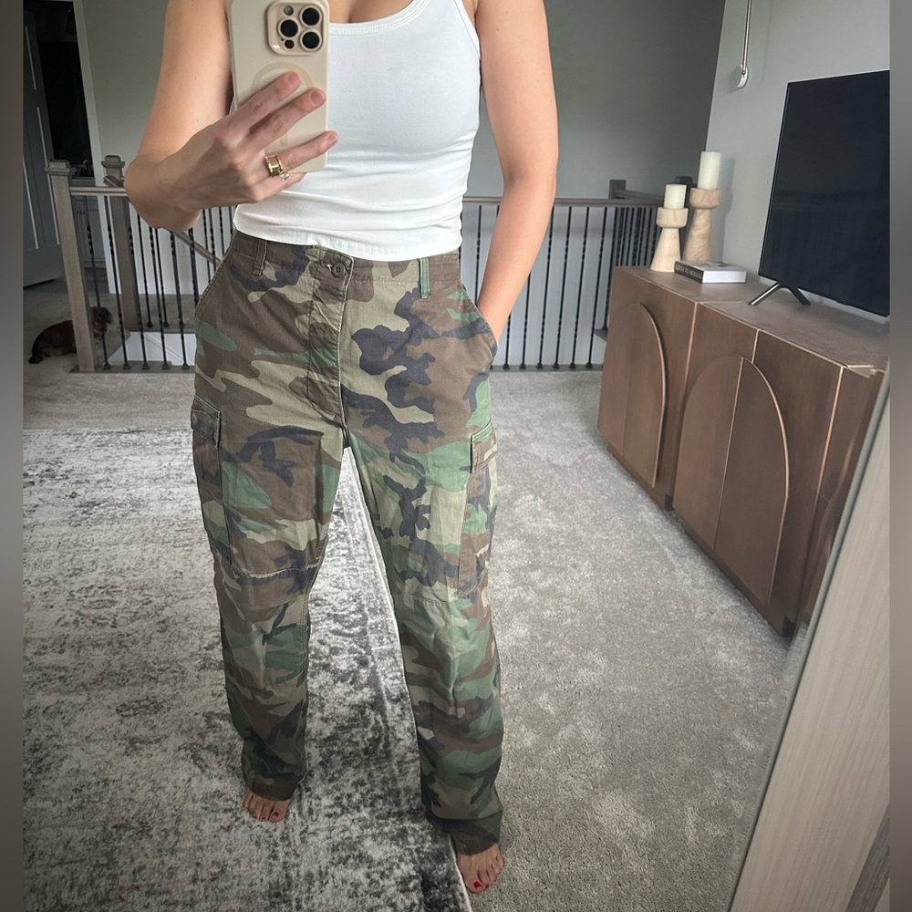 Camouflage Cargo Pants - Green Camo